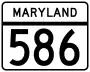 MD Route 586.svg