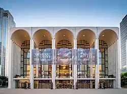 The Metropolitan Opera House at Lincoln Center in New York City