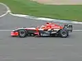 Tiago Monteiro testing at Silverstone.