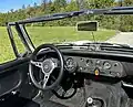 MG Midget MKIII (1969) cockpit