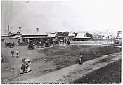 Lismore Railway Station in the early 1900s, street view (Museums of History NSW – State Archives Collection)