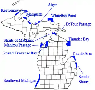 Michigan Underwater Preserves