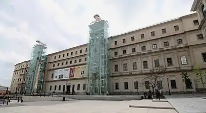 Elevators of the Reina Sofía Museum