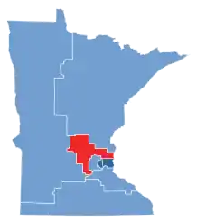 Congressional District Results for Chutich v. MacDonaldChutich:      50–60%      60–70%MacDonald:      50–60%