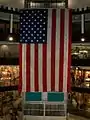 The three-story U.S. flag, which was used on July 4, 2008