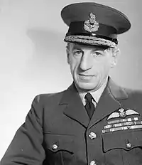 Head and shoulders of a man in RAF uniform