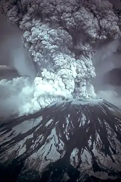 Image 23Mount St. Helens erupts on May 18, 1980 (from Geology of the Pacific Northwest)