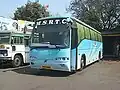 The MSRTC coach in the state of Maharashtra India