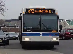 A Q72 bus