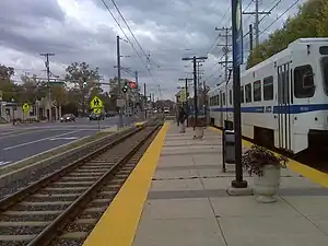 Ferndale Station platform.