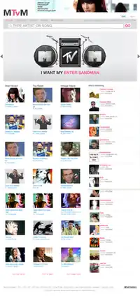 MTV Music main page