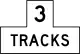 Three tracks