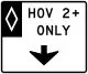 R3-14b: HOV lane operation (overhead)