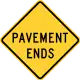 Pavement ends