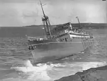 The wreck of the Malabar