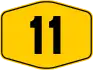 Federal Route 11 shield}}