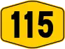 Federal Route 115 shield}}