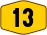 Federal Route 13 shield}}