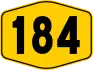 Federal Route 184 shield}}