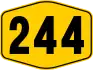 Federal Route 244 shield}}