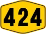 Federal Route 424 shield}}