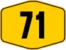 Federal Route 71 shield}}