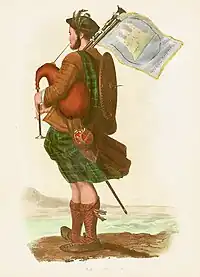 Victorian depiction of a MacCrimmon piper