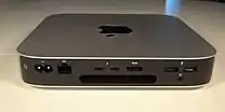 Back Panel labels for the Apple silicon Mac Mini