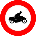 No motorcycles