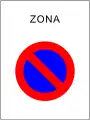 No parking zone