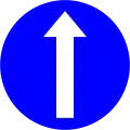 Proceed straight