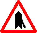 Merging traffic on the right