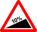 Steep ascent