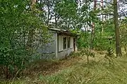 Bungalow in the outer zone, which among other purposes served as camouflage