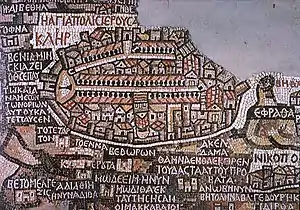 Image 10Jerusalem on the Madaba Map (from Tourism in Jordan)