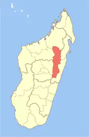 Location in Madagascar