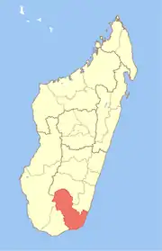 Location in Madagascar