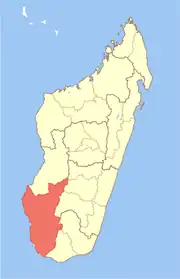 Location in Madagascar