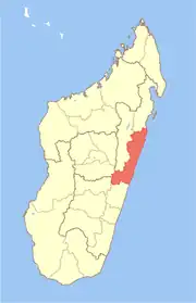 Location in Madagascar