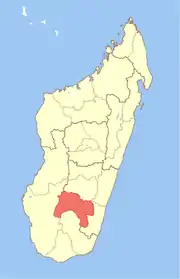 Location in Madagascar