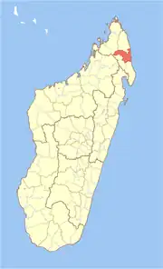 Location in Madagascar