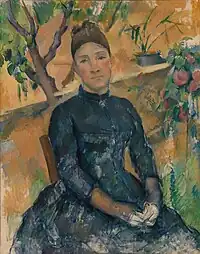 Portrait of Madame Cézanne (1891) by Cézanne. Bequest to the Metropolitan Museum of Art.