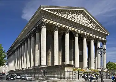 La Madeleine (Paris), 1807-1842, by Pierre-Alexandre Vignon [fr]