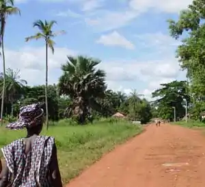 Madinagbe village in Coyah