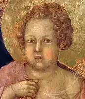 Maestà, detail