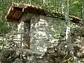 The Virgin of Forcella's Chapel is placed along a nearby mountain