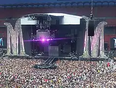 Audience view of the Sticky & Sweet Tour in Italy