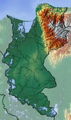 Topography of the department