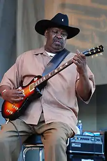 Magic Slim at the Chicago Blues Festival, 2008