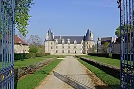 The Château of La Roche-Gençay, in Magné